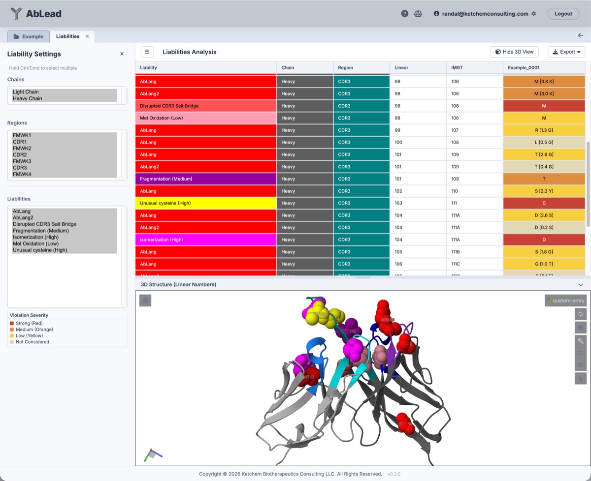 Liabilities Structure Viewer